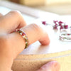 Spring Sale 2025 Yooje Handmade Dried Flower Resin Ring
